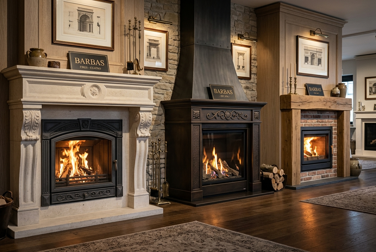 Barbas haarden door stone and fire