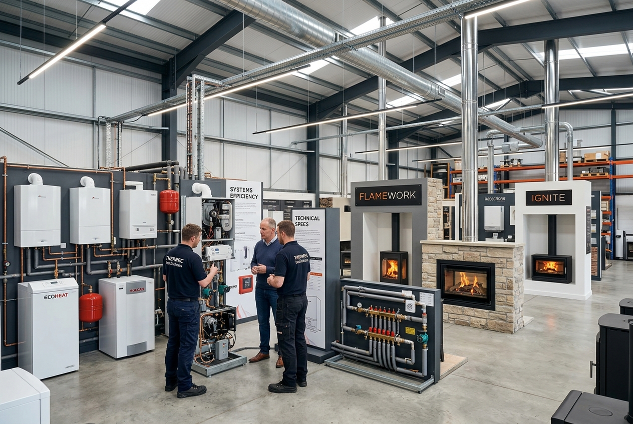 Technische installaties haarden stone and fire